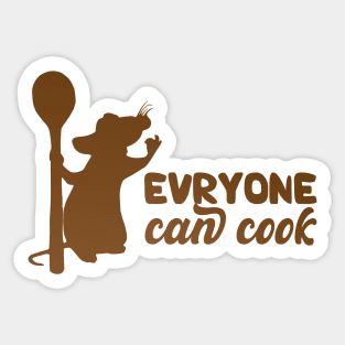 Evryone Can Cook Ratatouille Sticker